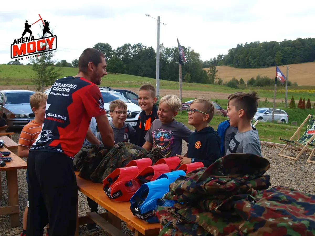 Paintball dla dzieci na feriach